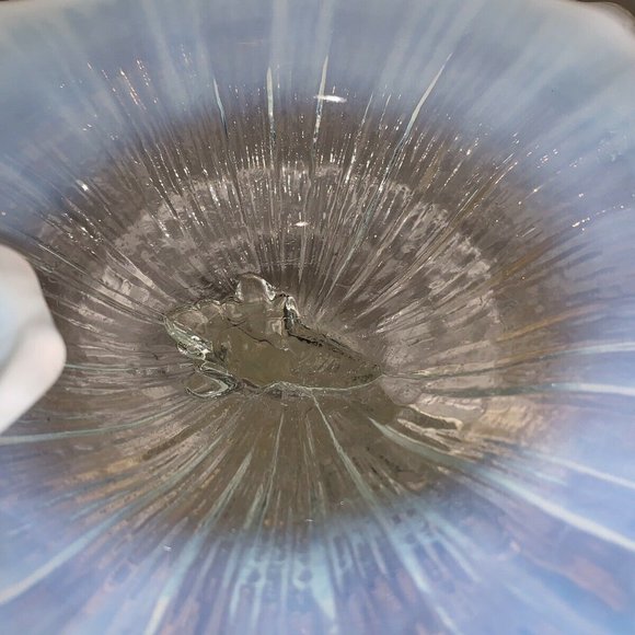 Vintage Rare Viking Dolphin & Shell Footed Compote - Picture 9 of 10